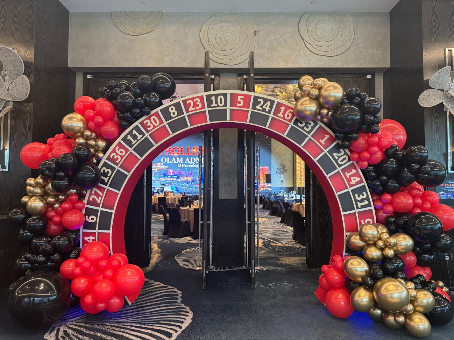 Balloon decoration by Bespoke Events